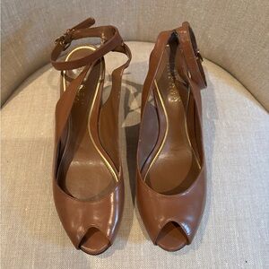 Ralph Lauren Peep Toe Heels